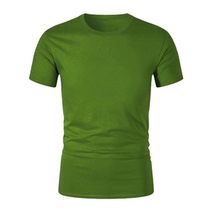 เสื้อยืดผ้าฝ้าย100% สำหรับผู้ชายเสื้อเจอร์ซี่สีพื้นออกแบบได้ตามต้องการ - Product Image 2