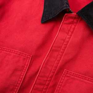 Veste bomber de travail en toile de canard personnalisée, style camionneur, élégante, pour homme, hiver, col rabattu, devant, style streetwear - Product Image 4