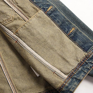 2025 nuevo diseño de moda chaqueta vaquera de alta calidad para hombre precio al por mayor Chaquetas vaqueras hechas a medida para hombre - Product Image 5