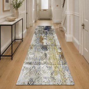 <b>RUGS</b> DEPOT LXDP-0960 Wholesale Multicolor Neutral Contemporary Abstract Digital Printed Machine Washable Chenille <b>Rug</b> <b>Non</b> <b>Slip</b> - Product Image 5