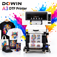 Imprimante DTF haute précision DOWIN A3 XP600 pour sacs en toile, sacs tissés, vêtements, impression personnalisée de vêtements