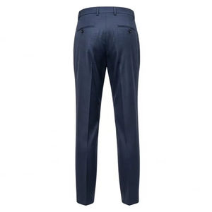 Pantalones de Hombre de Poliéster Liso, Tejido Transpirable y Suave, Corte Clásico, para Oficina, Uso Diario, Venta al por Mayor, Exportación - Product Image 4