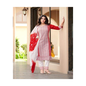 Belle nouvelle collection d'été pour femmes robes décontractées de style pakistanais indien bangladeshi robes longues shalwar qameez - Product Image 5
