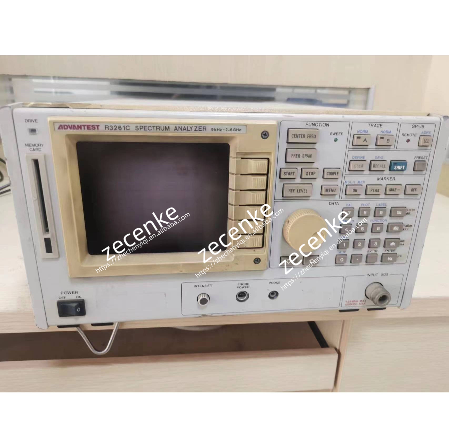 ADVANTEST R3261C Spectrum Analyzer, 9 kHz to 2.6 GHz - Used