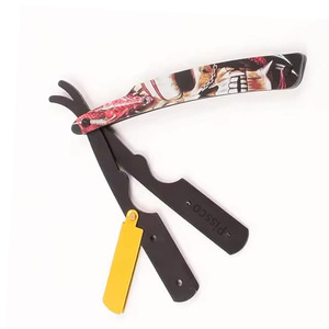 Mejor Empresa Pissco: Navaja de Afeitar Recta Plegable de Acero Inoxidable para Barbero, Cuchilla de Afeitar Plegable - Product Image 6