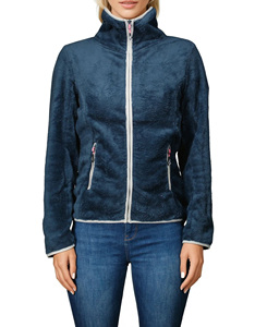 Chaqueta de Forro Polar Exclusiva con Cuello Alto y Cremallera para Mujer, Ropa de Invierno Clásica, Ajuste Holgado, Ligera - Product Image 6