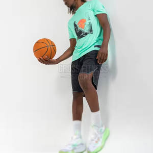 Pantalones cortos de baloncesto Venta al por mayor Pantalones cortos de baloncesto de verano de los hombres de moda 100% Poliéster Pantalones cortos deportivos - Product Image 5