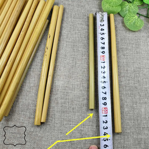 Accesorio para beber de madera natural de paja de bambú ecológico orgánico 100% más vendido - Product Image 4