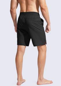 Pantalones cortos de verano tejidos de poliéster ligero para hombre, secado rápido, transpirable, logotipo personalizado, sublimado, atlético, gimnasio, lona - Product Image 2
