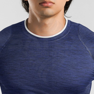 เสื้อรัดกล้ามเนื้อระบายอากาศได้ดีพิมพ์โลโก้ตามสั่ง มองเห็นได้ชัดเจน สำหรับ MMA ยิวยิตสู ยูโด กราปลิง BJJ พร้อมป้องกันรังสียูวี UPF50+ แห้งเร็ว - Product Image 4