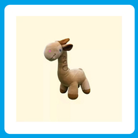 Peluche en coton PP de grande taille marron, girafe en peluche douce, pour enfants, garçons et filles, à bas prix, pour exportateurs indiens