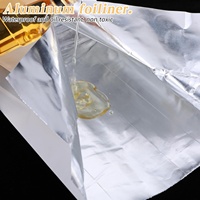 Emballage pour sandwich en papier d'aluminium, sac isotherme pour hot-dog, résistant à la graisse, papier d'aluminium, sacs pour hamburgers, pour le petit-déjeuner, le déjeuner