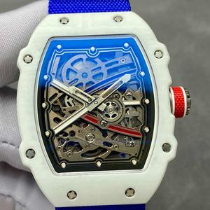 Reloj Digital Ultrafino de 7.8mm con Caja Tonneau, Esqueleto, Unisex, Ligero (32g), Deportivo, de Lujo, con Cristal de Zafiro, Cronógrafo, con Agujas - Product Image 3