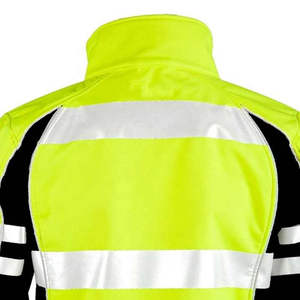 Sweat à capuche ignifuge imperméable en polaire de sécurité réfléchissante pour hommes veste à glissière haute visibilité - Product Image 6