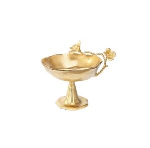 CUENCO CENTRAL PARA MESA DE COMEDOR CON CUENCO ACABADO EN ORO PARA USO DOMÉSTICO CUENCO DE ORO DE LUJO - Product Image 2