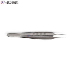Pinzas de Sutura Tubingen, Pinzas de Sutura TUBINGEN de 9.5 CM, Puntas Delicadas de 0.5 MM, Instrumentos Médicos Quirúrgicos, Microcirugía, Oftalmología - Product Image 3