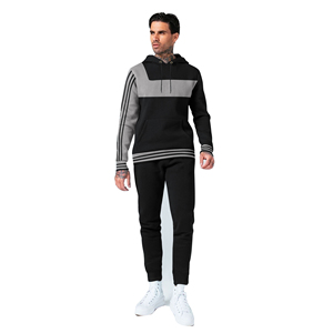 Chándales de hombre de Material de algodón 100%, conjunto de traje de jogging para hombre de invierno, chándal con logotipo personalizado, conjunto de Jogger y Sudadera con capucha de alta calidad - Product Image 1