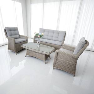 VT3 Poly Rattan Sofa Set Comfortable Faux Wicker Furniture for Living Room and Workshop for Patio Leisure <b>Seating</b> - Product Image 3