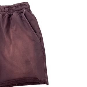 2024 été hommes personnalisé noir lavage à l'acide Vintage Shorts 470 Gsm coton Offre Spéciale écologique - Product Image 3