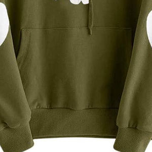 Sudadera con capucha de mujer de alta calidad de fabricante profesional al por mayor diseño elegante personalizado con logotipo frontal para invierno - Product Image 5