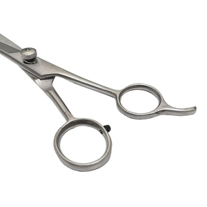 Ciseaux amincissants en acier inoxydable de coiffeur professionnel avec outil de coupe de cheveux tranchant à poignée en acier pour une utilisation en salon - Product Image 4