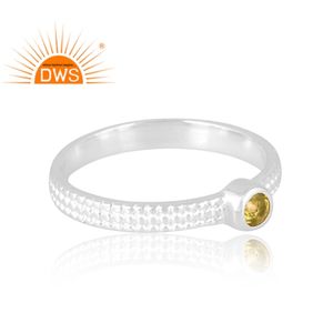 Último diseño, anillo de piedras preciosas de peridoto Natural de Plata de Ley 925, joyería de diseño personalizado para mujer, regalo para ella - Product Image 4