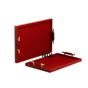 ถาดเสิร์ฟอาหารสำหรับอาหารเช้าและกาแฟถาดเสิร์ฟทำจากไม้สำหรับอาหารเช้าใช้งานได้หลากหลาย - Product Image 3