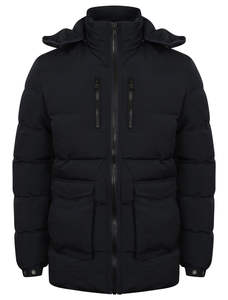 เสื้อแจ็คเก็ตบับเบิ้ลพัฟเฟอร์ผู้ชายคุณภาพสูง มีฮู้ดแบบตั้ง สำหรับฤดูหนาว ผลิตตามสั่ง สินค้ามาใหม่ ราคาสมเหตุสมผล ปิดด้วยซิป ดีไซน์ OEM - Product Image 5