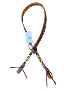 Headstall de cheval perlé occidental en cuir personnalisé de haute qualité avec oreille fendue pour l'équitation diverses couleurs de conceptions disponibles - Product Image 3