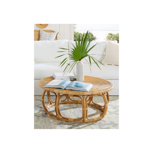 Table en rotin Livraison rapide Meubles artisanaux de style moderne Conception personnalisée en rotin du fabricant du Vietnam - Product Image 4