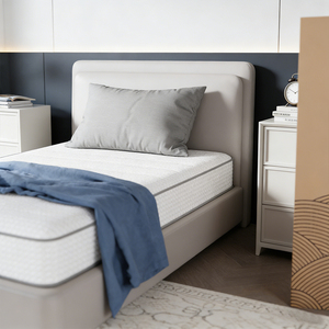 Colchón de Espuma con Gel Refrigerante, Transpirable y Ecológico, de 30 cm de Grosor, Muebles para el Hogar, para Uso en Dormitorios en Verano - Product Image 1