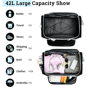 Large Capacity Gym Sports <b>Bag</b> <b>Fitness</b> Travel Duffel <b>Bag</b> With Multiple Storage Pockets For Workout Training Workout And Exercise - Product Image 6