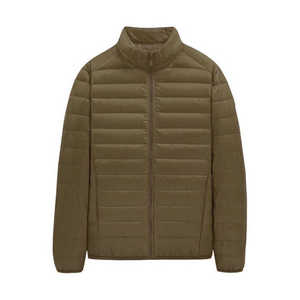 Chaqueta Bomber Casual de Invierno para Hombre, con Cierre, Acolchada, Cortavientos, con Capucha y Diseño Acolchado - Product Image 6