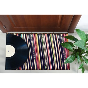 Tapis imprimé coloré : moderne, antidérapant, personnalisé, revêtement en vinyle, cadeau, tapis fin non tissé - Product Image 5