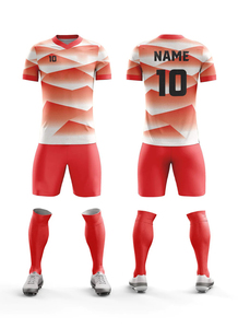 Camisetas de Fútbol Personalizadas al por Mayor para Hombre con Logotipo y Nombre del Equipo Impresos por Transferencia Térmica en Ropa Deportiva de Fútbol 100% Poliéster - Product Image 3