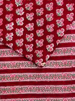 Fournisseur de H-44 Bloc de main imprimé 100% coton tissu beau tissu matériel de robe de conception par la cour au taux d'usine