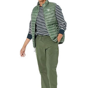 Veste matelassée d'hiver pour homme, style streetwear, couleur unie, col montant, séchage rapide, respirante, tissu nylon/polyester - Product Image 4