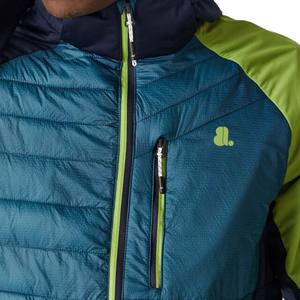 Chaqueta Híbrida de Invierno para Hombre, Estilo Urbano, con Cierre, Ajustada, Ligera, Acolchada, con Cuello Alto y Resistente al Viento - Product Image 4