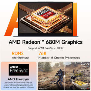 A M D R7 Laptop Ultra Radeon Graphics 16GB 1 Tb SSD Nuevos portátiles Nuevo Gaming Laptop Notebooks - Product Image 4