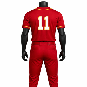 Custom OEM Baseball Uniform Set High Quality Polyester Breathable Team Jersey <b>Pants</b> Wholesale Sportswear - Product Image 2