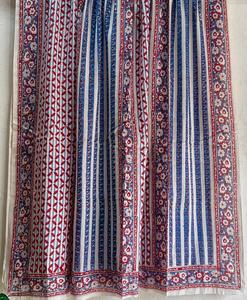 Jaipuri Hand Block Printed 100% Cotton <b>Scarf</b> Traditional Handcrafted <b>Scarf</b> Boho Chic Lightweight Handmade Soft Cotton <b>Scarf</b> - Product Image 1