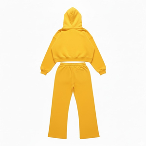 Survêtement personnalisé avec impression DTF, tissu lourd 100% coton, streetwear unisexe - Product Image 4