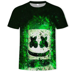 T-shirt à manches courtes et col rond pour hommes, imprimé par sublimation, coupe surdimensionnée, bouffée, prix bon marché, 100% polyester, vente en gros - Product Image 6