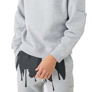 Chándal personalizado de entrenamiento con capucha para hombre con diseño transpirable e impresión gráfica personalizada en colores de invierno Sudadera con capucha personalizada - Product Image 2