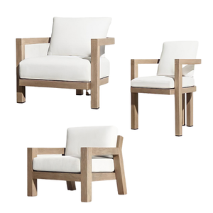 Nordique simple luxe style tissu art mini blanc simple canapé loisirs meubles canapé chaise costumiz produit - Product Image 5