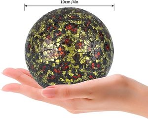 Boules de verre arc-en-ciel sphère boule décorative peinte à la main pour la décoration intérieure-centre de table pour salon chambre ou bureau - Product Image 3