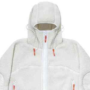 Venta al por mayor Casual Unisex OEM de alta calidad de invierno Zip Oversized hombres Polar chaqueta de lona soporte impermeable transpirable - Product Image 5