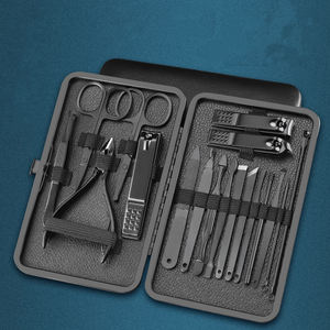 Ensemble de manucure en acier inoxydable 7/10/12/16/18 pièces/ensemble, kit professionnel de coupe-ongles, outils de pédicure, coupe-ongles incarnés - Product Image 6