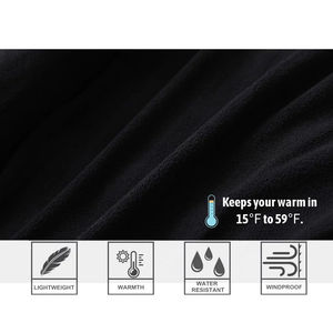 Chaqueta acolchada de invierno de alta calidad, talla XL, cuello levantado con cremallera con capucha, abrigos de burbujas, chaqueta cálida con cremallera Lisa para exteriores de invierno - Product Image 6