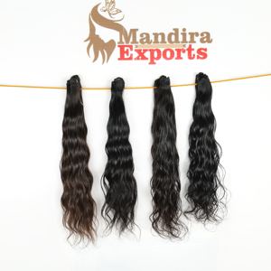 Extensiones de cabello humano camboyano templo vendedores ondulados paquetes de 8-32 pulgadas virgen natural cruda alineada con cutícula 100% - Product Image 6